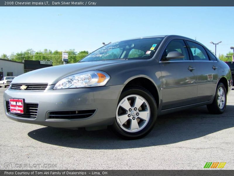 Dark Silver Metallic / Gray 2008 Chevrolet Impala LT