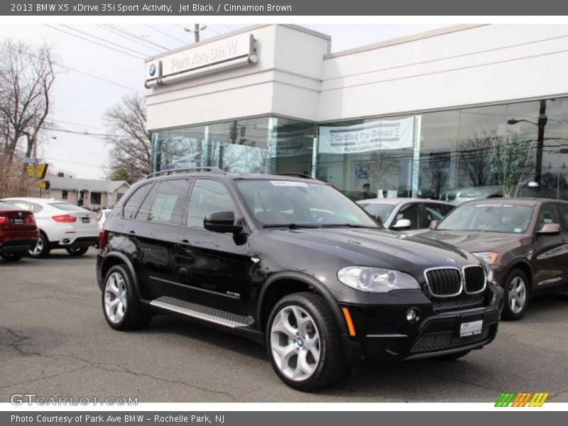 Jet Black / Cinnamon Brown 2013 BMW X5 xDrive 35i Sport Activity