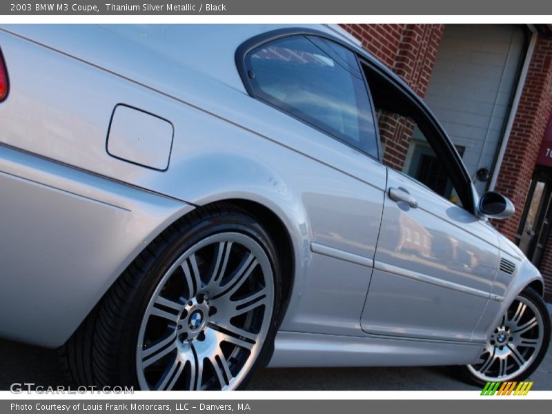 Titanium Silver Metallic / Black 2003 BMW M3 Coupe