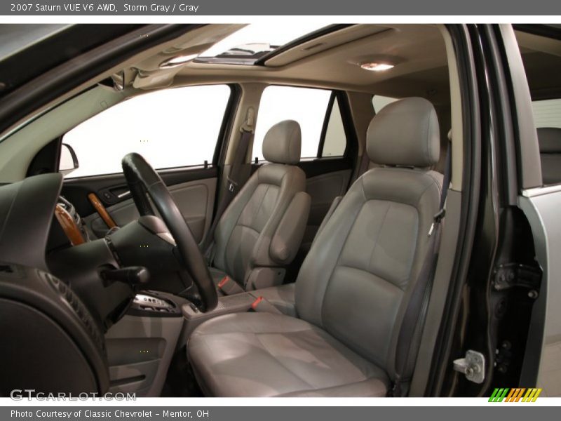 Storm Gray / Gray 2007 Saturn VUE V6 AWD