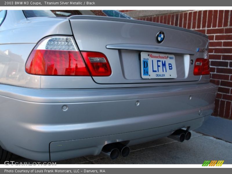 Titanium Silver Metallic / Black 2003 BMW M3 Coupe