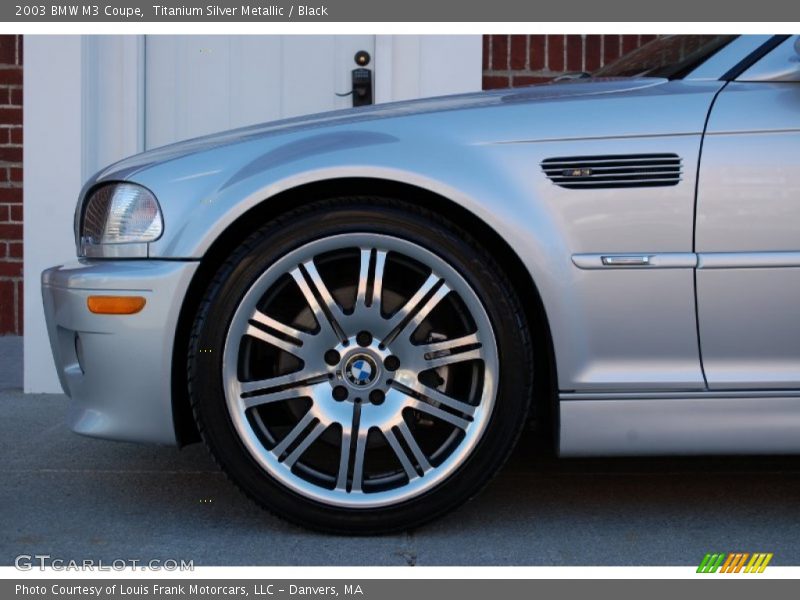 Titanium Silver Metallic / Black 2003 BMW M3 Coupe