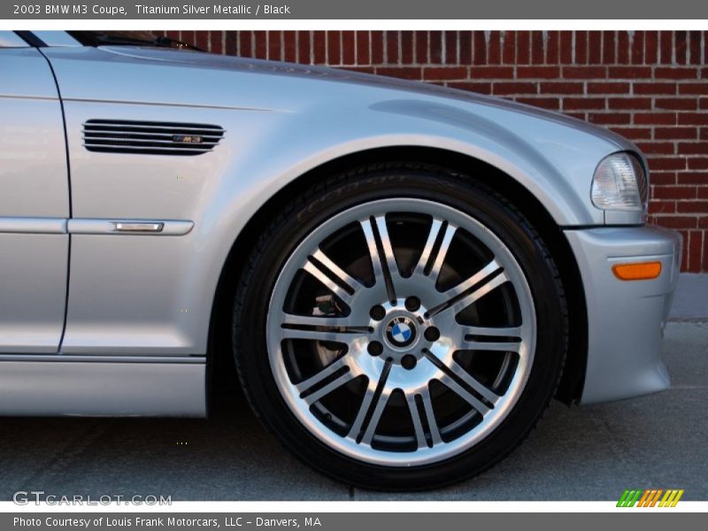 Titanium Silver Metallic / Black 2003 BMW M3 Coupe