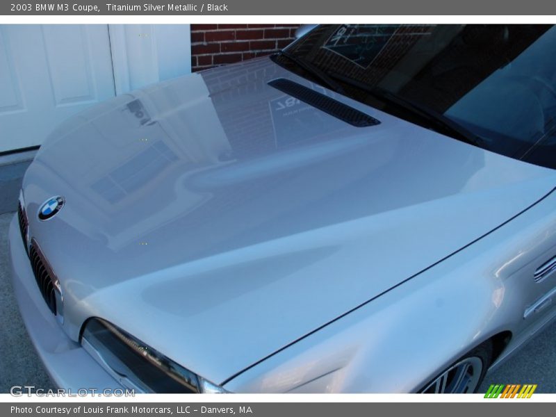 Titanium Silver Metallic / Black 2003 BMW M3 Coupe