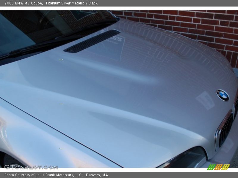 Titanium Silver Metallic / Black 2003 BMW M3 Coupe
