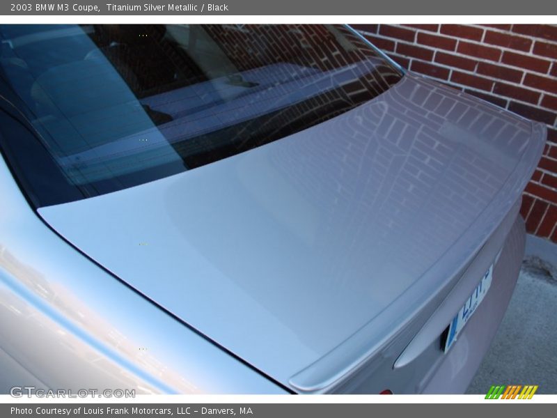 Titanium Silver Metallic / Black 2003 BMW M3 Coupe