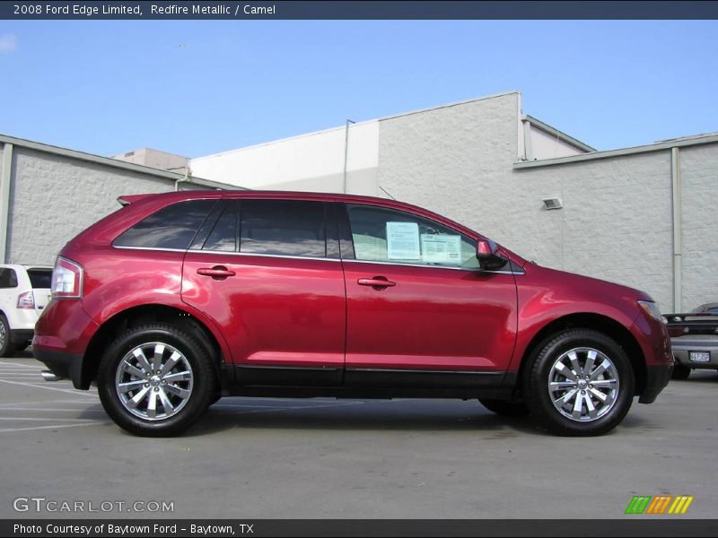 Redfire Metallic / Camel 2008 Ford Edge Limited