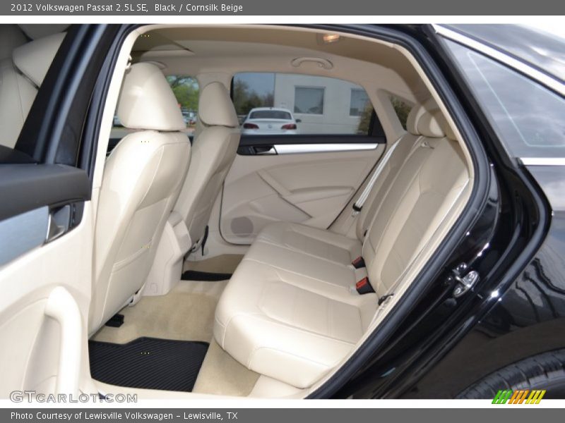 Black / Cornsilk Beige 2012 Volkswagen Passat 2.5L SE