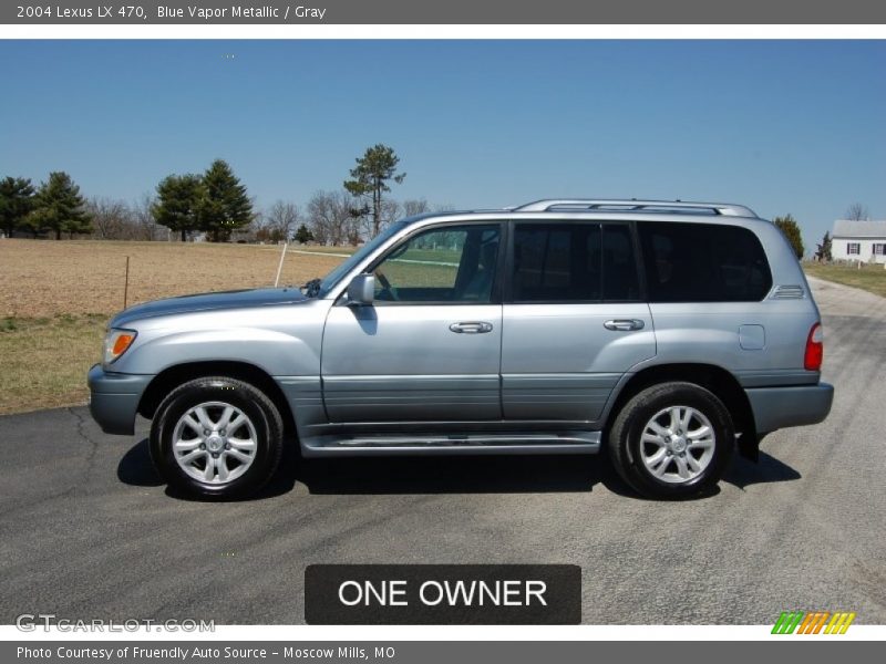 Blue Vapor Metallic / Gray 2004 Lexus LX 470