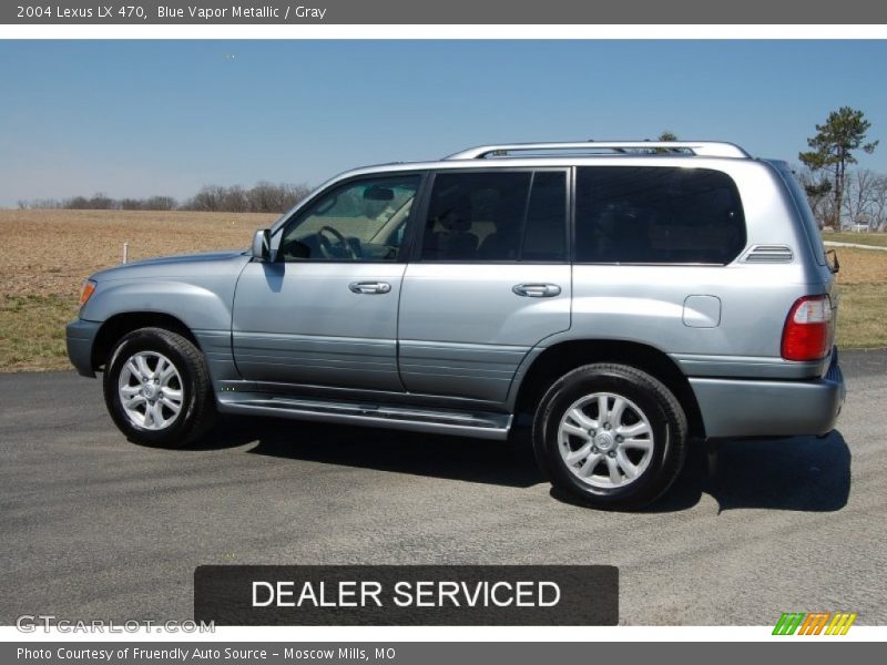 Blue Vapor Metallic / Gray 2004 Lexus LX 470