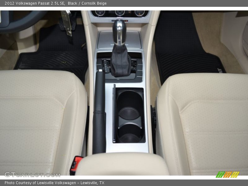 Black / Cornsilk Beige 2012 Volkswagen Passat 2.5L SE