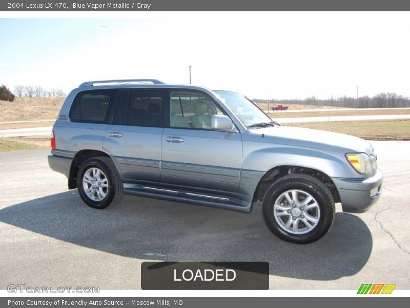 Blue Vapor Metallic / Gray 2004 Lexus LX 470
