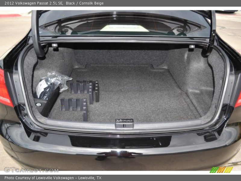 Black / Cornsilk Beige 2012 Volkswagen Passat 2.5L SE