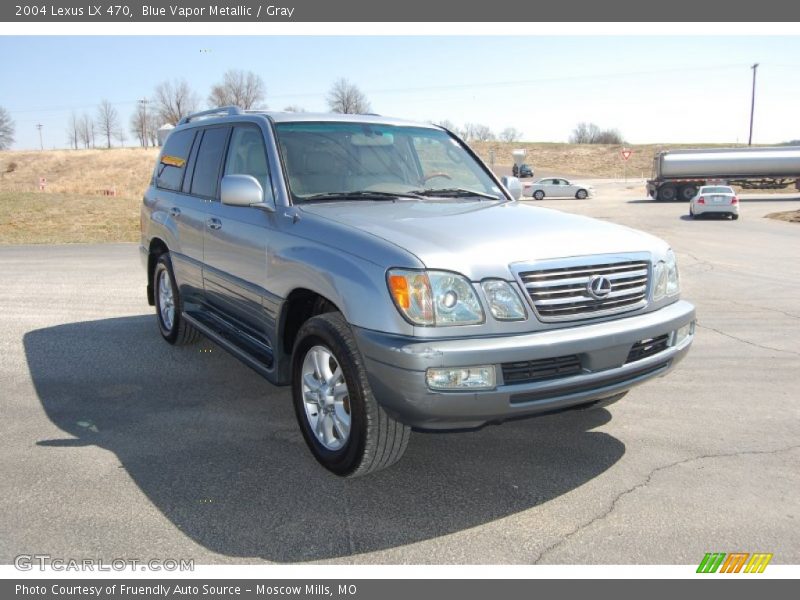 Blue Vapor Metallic / Gray 2004 Lexus LX 470