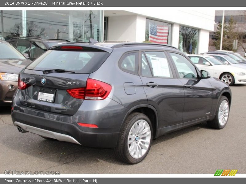 Mineral Grey Metallic / Black 2014 BMW X1 xDrive28i