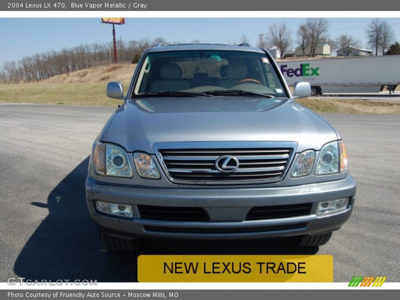 Blue Vapor Metallic / Gray 2004 Lexus LX 470