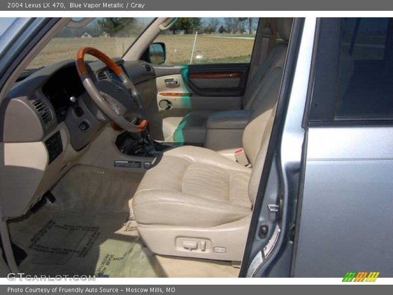 Blue Vapor Metallic / Gray 2004 Lexus LX 470