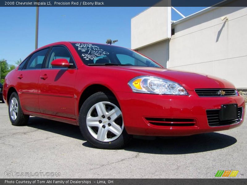 Precision Red / Ebony Black 2008 Chevrolet Impala LS