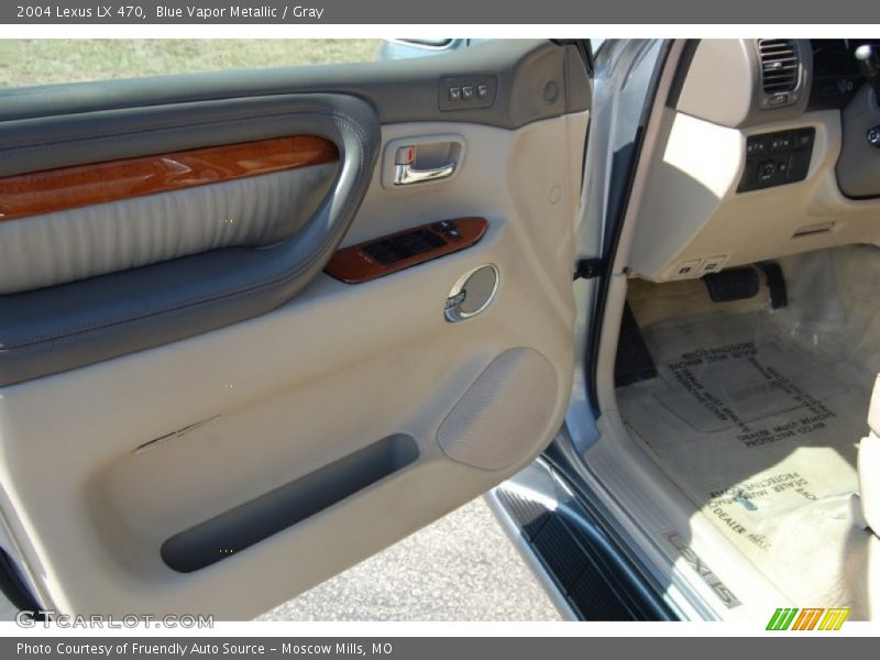 Blue Vapor Metallic / Gray 2004 Lexus LX 470