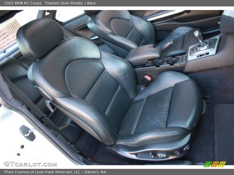 Titanium Silver Metallic / Black 2003 BMW M3 Coupe