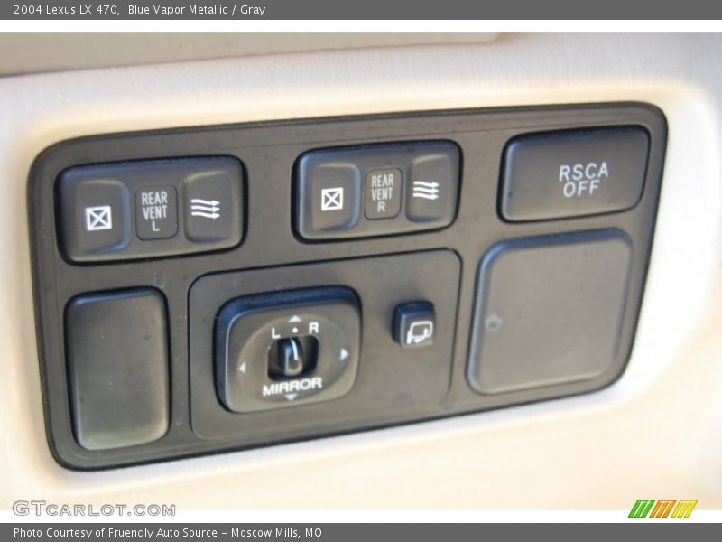 Blue Vapor Metallic / Gray 2004 Lexus LX 470