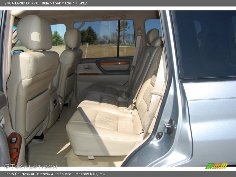 Blue Vapor Metallic / Gray 2004 Lexus LX 470