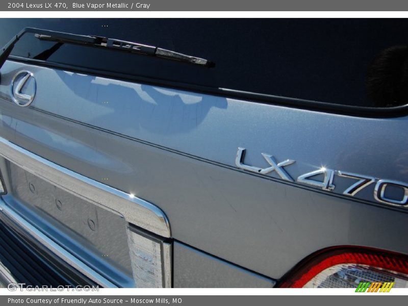Blue Vapor Metallic / Gray 2004 Lexus LX 470