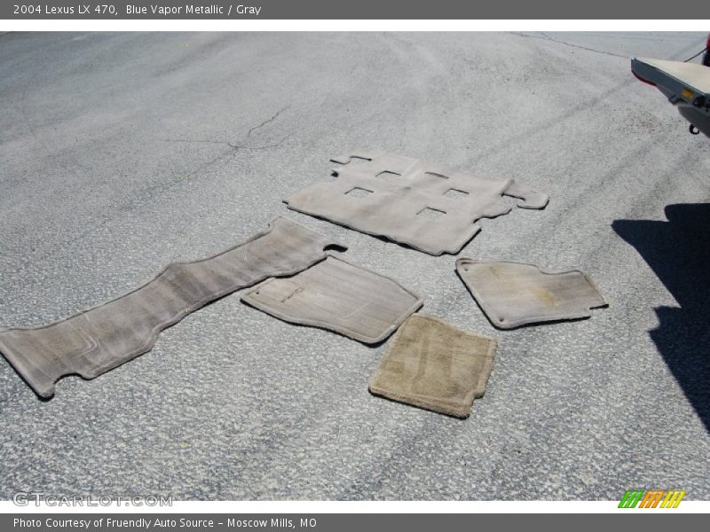 Blue Vapor Metallic / Gray 2004 Lexus LX 470