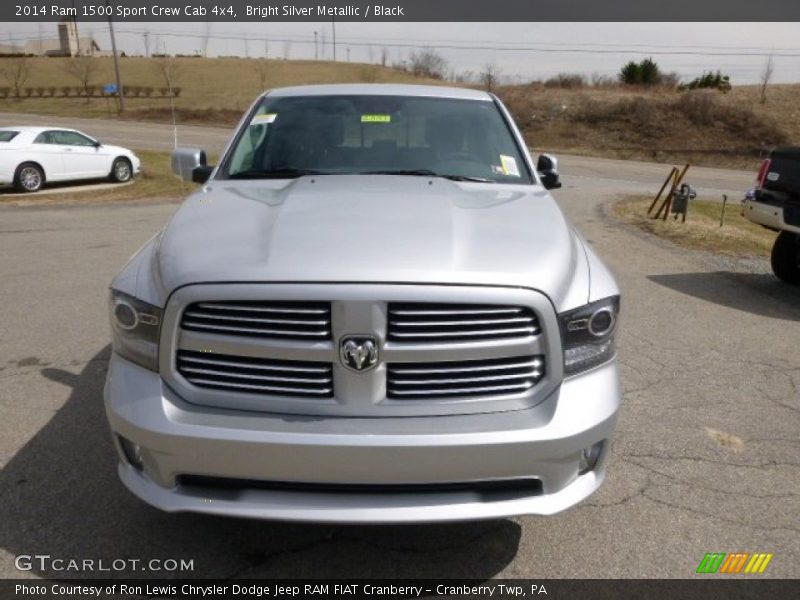 Bright Silver Metallic / Black 2014 Ram 1500 Sport Crew Cab 4x4