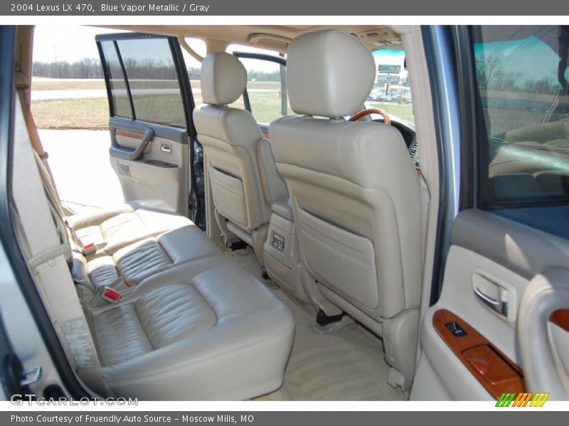 Blue Vapor Metallic / Gray 2004 Lexus LX 470