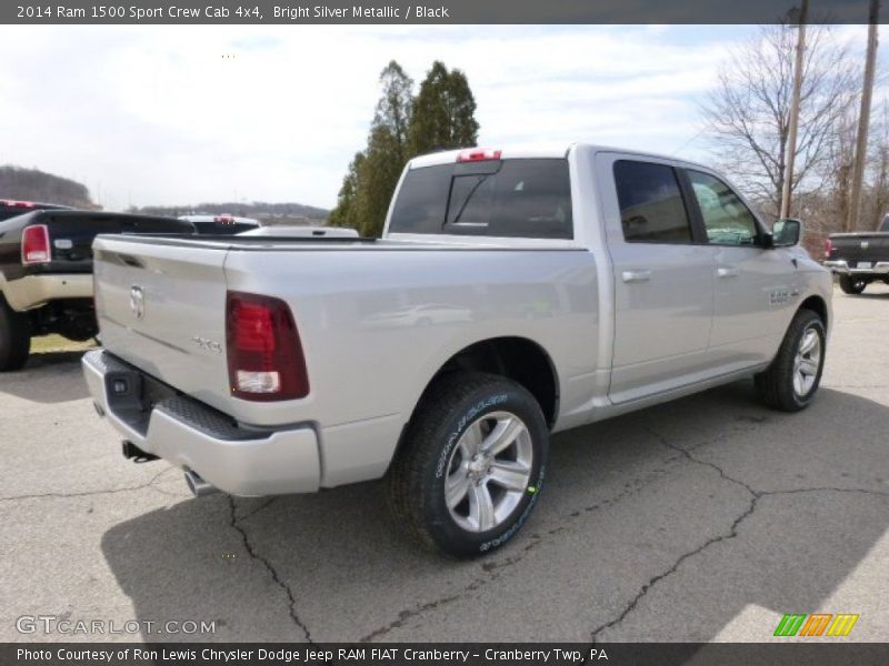 Bright Silver Metallic / Black 2014 Ram 1500 Sport Crew Cab 4x4