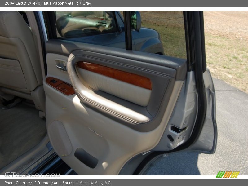 Blue Vapor Metallic / Gray 2004 Lexus LX 470