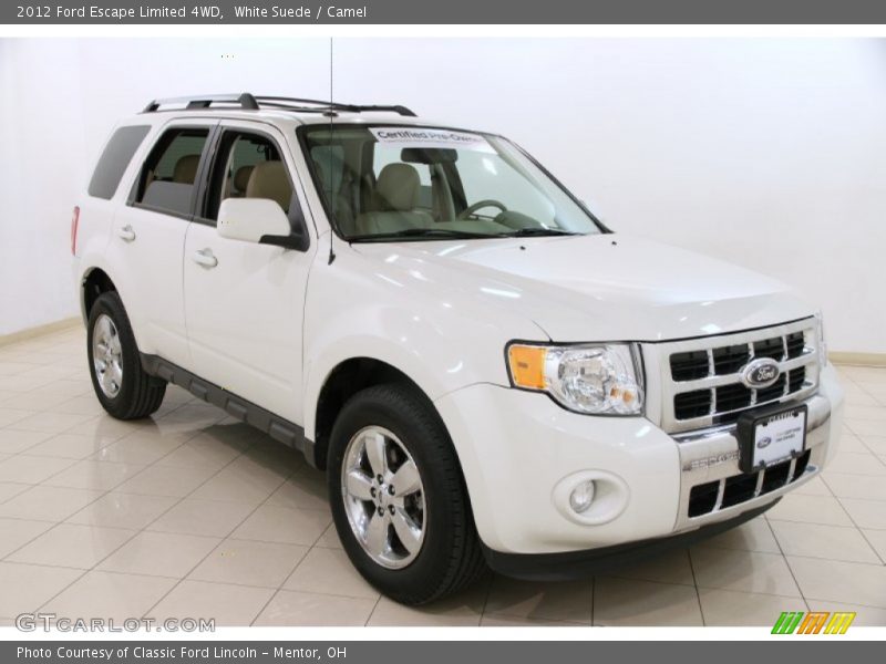 White Suede / Camel 2012 Ford Escape Limited 4WD