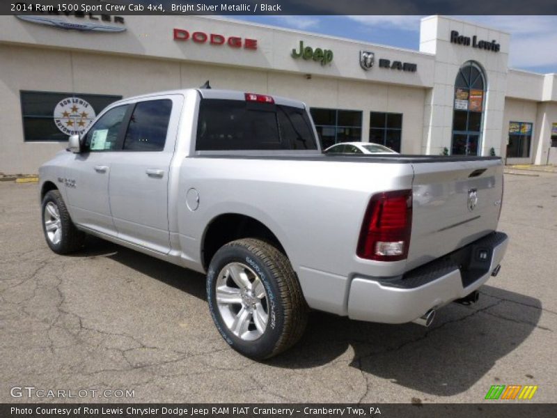 Bright Silver Metallic / Black 2014 Ram 1500 Sport Crew Cab 4x4