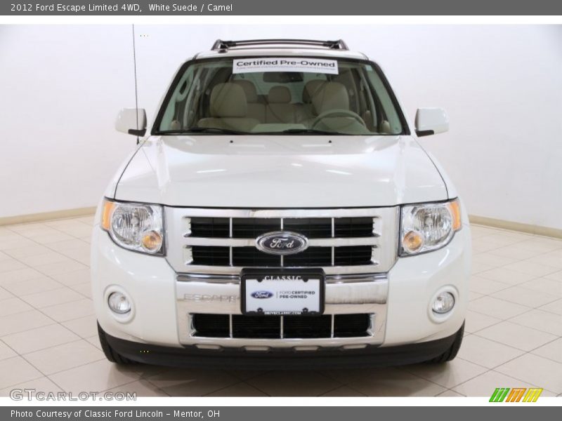 White Suede / Camel 2012 Ford Escape Limited 4WD