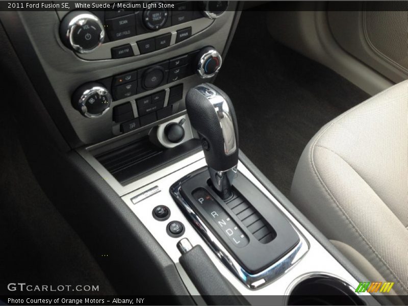 White Suede / Medium Light Stone 2011 Ford Fusion SE