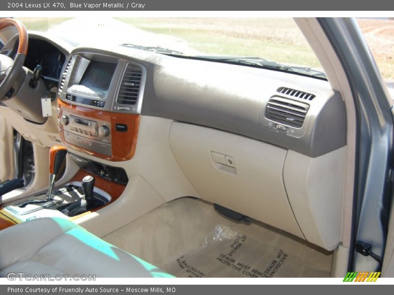 Blue Vapor Metallic / Gray 2004 Lexus LX 470