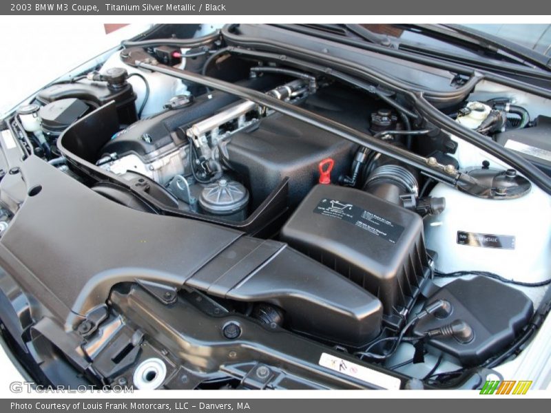 Titanium Silver Metallic / Black 2003 BMW M3 Coupe