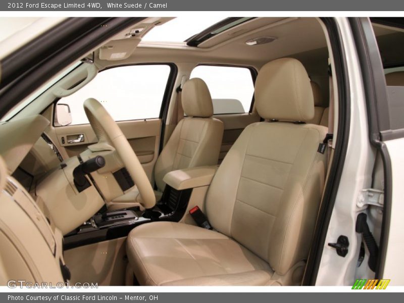 White Suede / Camel 2012 Ford Escape Limited 4WD