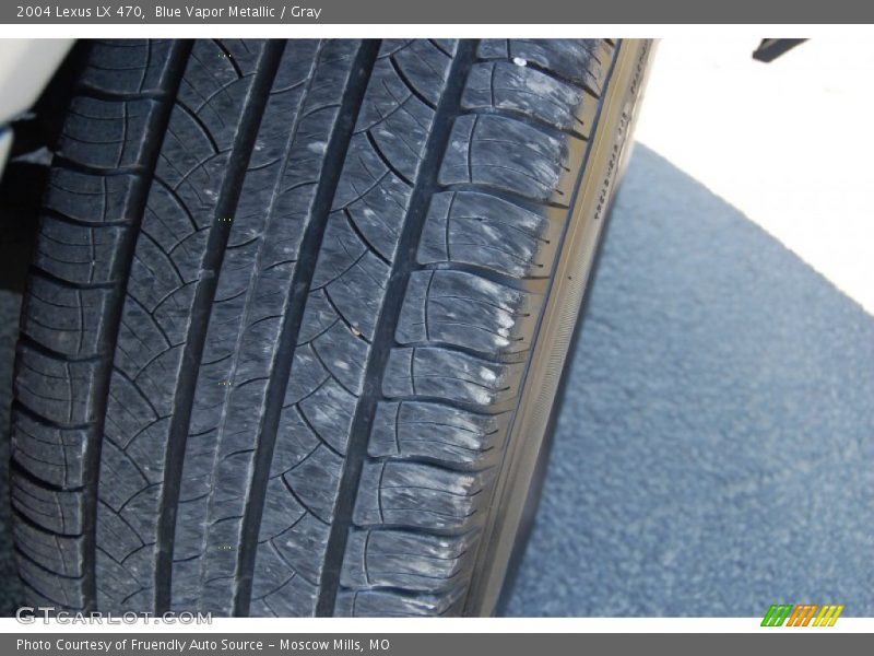 Blue Vapor Metallic / Gray 2004 Lexus LX 470