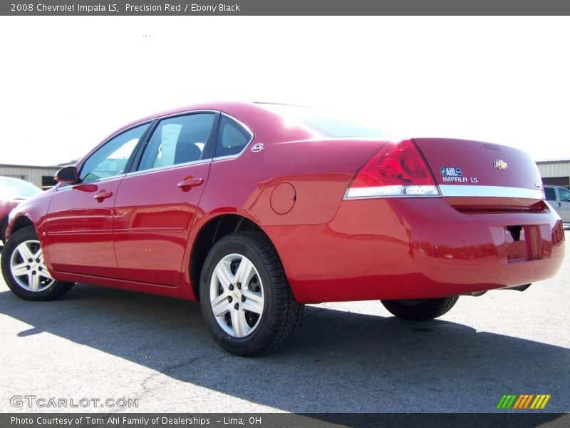 Precision Red / Ebony Black 2008 Chevrolet Impala LS