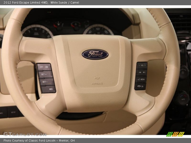 White Suede / Camel 2012 Ford Escape Limited 4WD