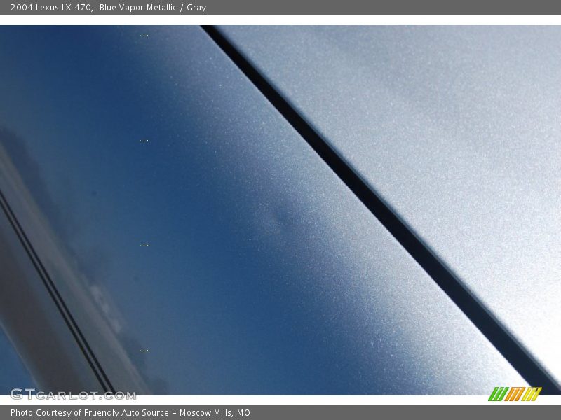 Blue Vapor Metallic / Gray 2004 Lexus LX 470
