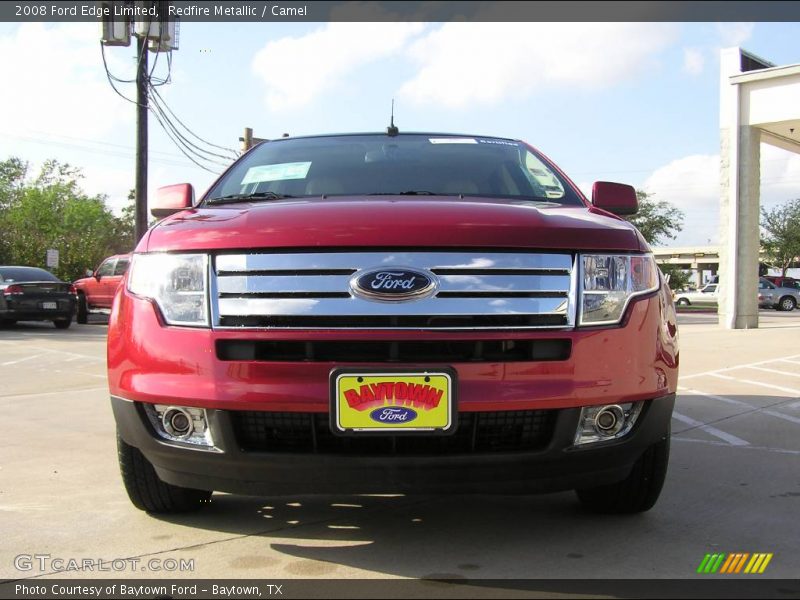 Redfire Metallic / Camel 2008 Ford Edge Limited