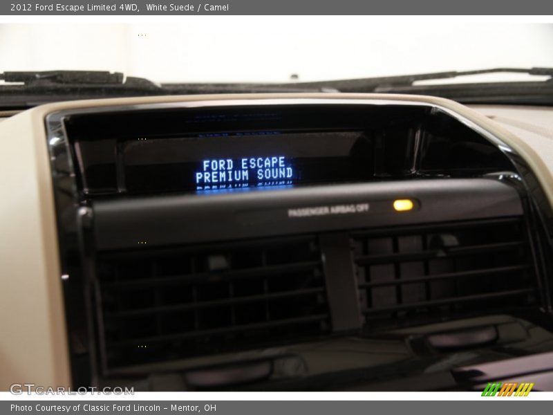 White Suede / Camel 2012 Ford Escape Limited 4WD
