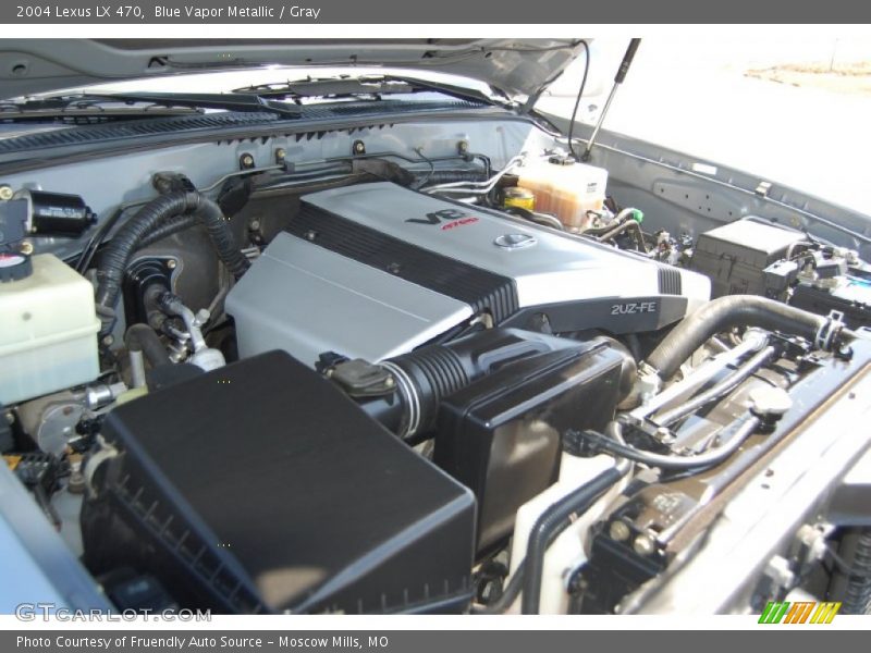 Blue Vapor Metallic / Gray 2004 Lexus LX 470