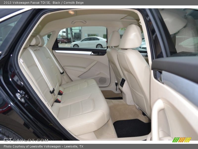 Black / Cornsilk Beige 2013 Volkswagen Passat TDI SE