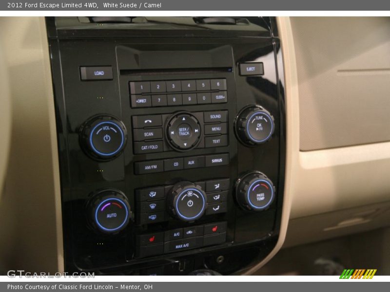 White Suede / Camel 2012 Ford Escape Limited 4WD