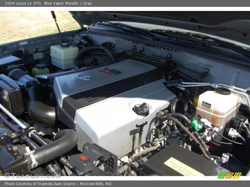 Blue Vapor Metallic / Gray 2004 Lexus LX 470