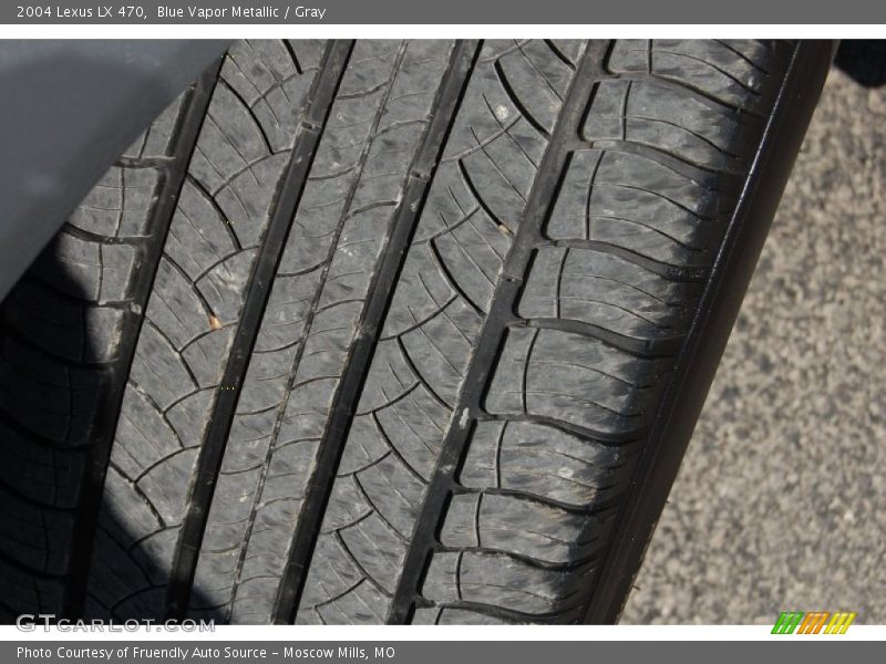 Blue Vapor Metallic / Gray 2004 Lexus LX 470